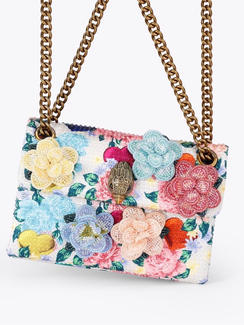 Kurt Geiger Mini Kensington Flower bag with dust bag - Picture 17 of 17